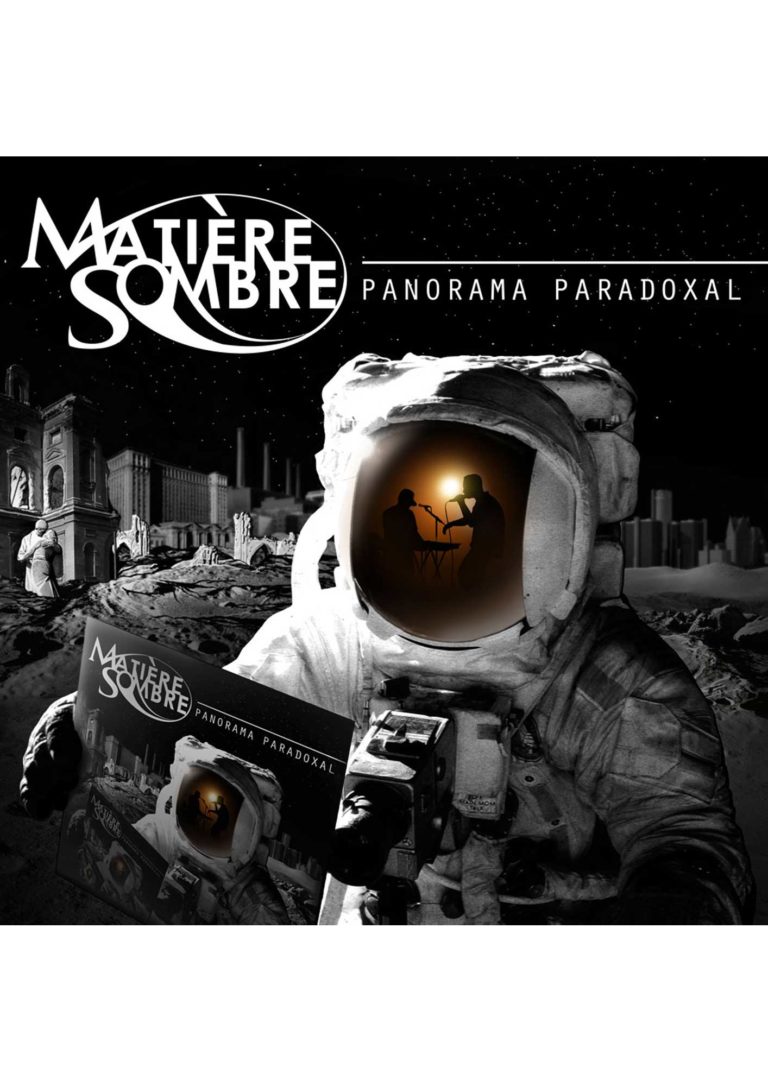 Pochette de l'album "Panorama Paradoxal" de Matière Sombre, par Jérémy Zucchi (2014)