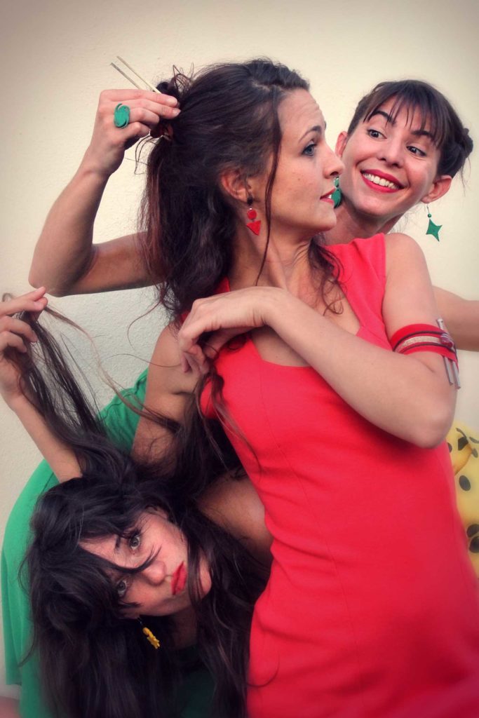 Photo du Trio Cosmos (Emilie Souillot, Laurine Arcel, Céline Koenig), par Jérémy Zucchi (2015)