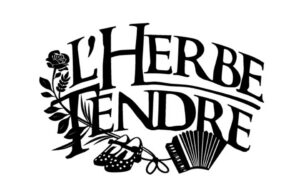 Logo du duo de chanson française L'Herbe Tendre par Jérémy Zucchi.