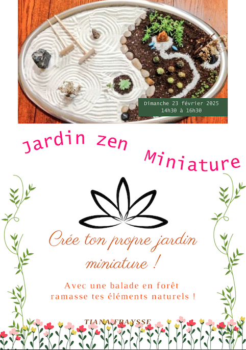 Affiche Jardin Zen miniature