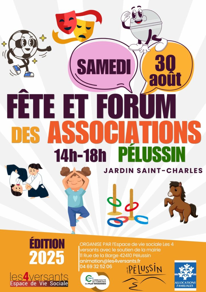 Fête et forum des associations à Pélussin